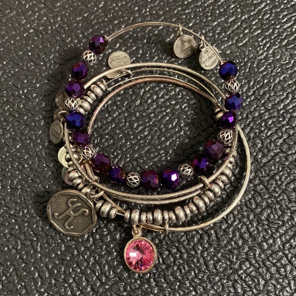 Alex and Ani 4 Bracelet Set